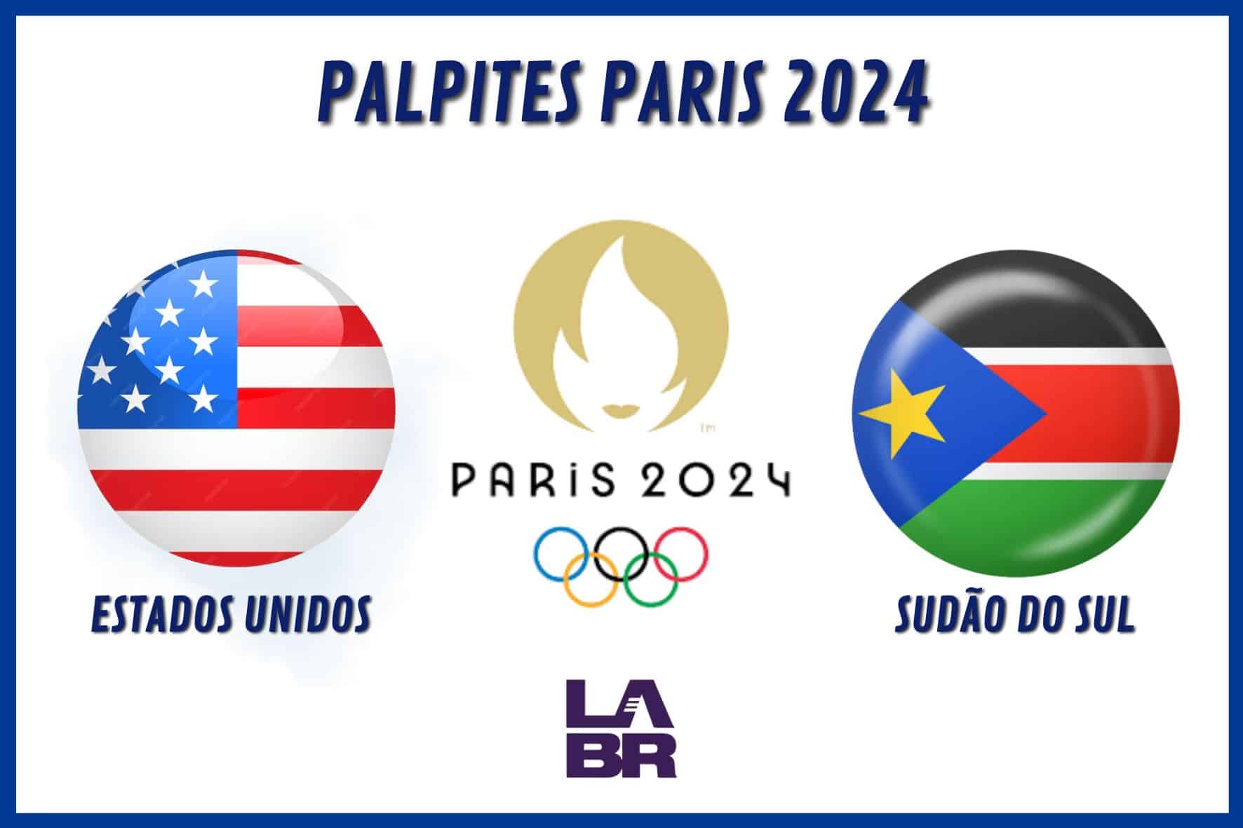 Jogo de Basquete hoje: Estados Unidos x Sudão do Sul palpite e prognóstico Paris 2024 – 31/07/2024