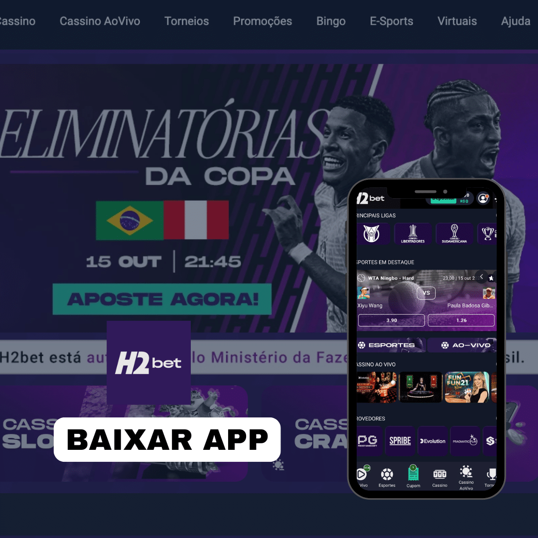 H2Bet app: como baixar e apostar pelo celular