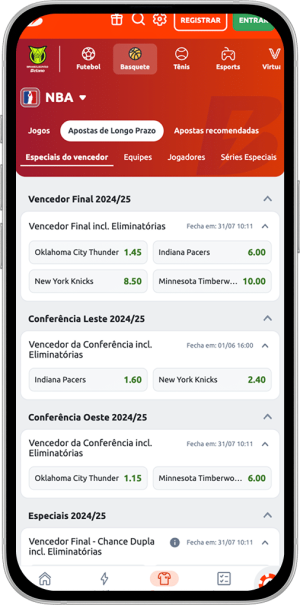 Mercados de Apostas a Longo Prazo na Betano