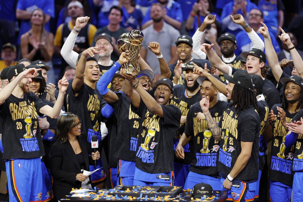 Oklahoma City Thunder &eacute; o atual campe&atilde;o da NBA