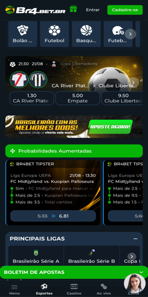página de apostas esportivas da BR4BET