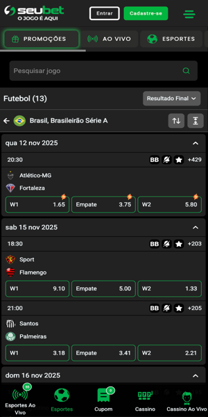 Imagem da página inicial da Seubet