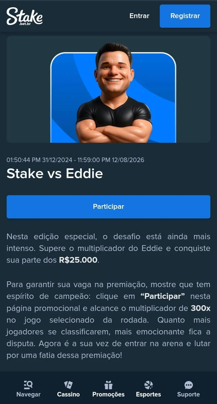 Oferta Stake vs Eddie na Stake