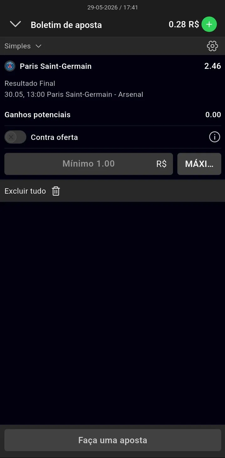 Aposta no aplicativo da Vbet
