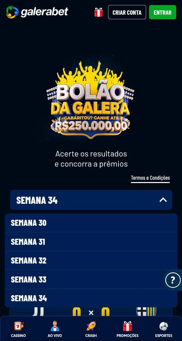 Bol&atilde;o da Galera Bet