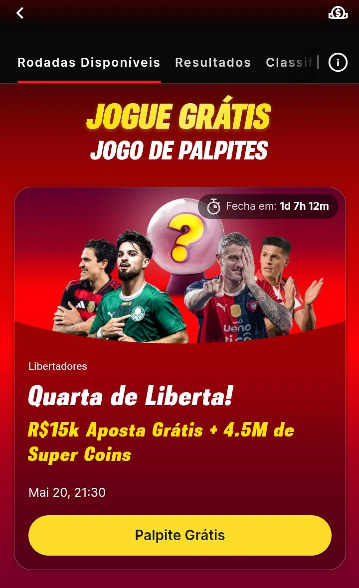 Oferta Super 6 da Superbet