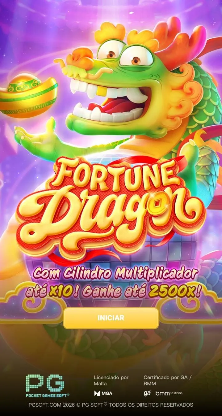 P&aacute;gina da promo&ccedil;&atilde;o de giros gr&aacute;tis no Fortune Dragon da Brazino777