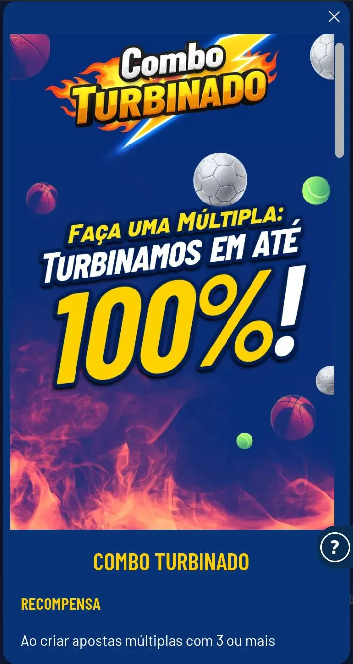 Combo Turbinado da Galera Bet