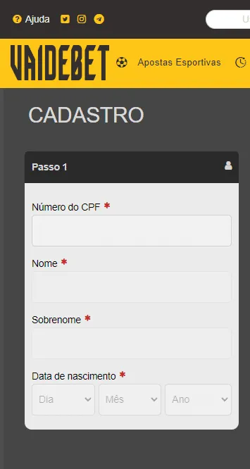 vai de bet cadastro