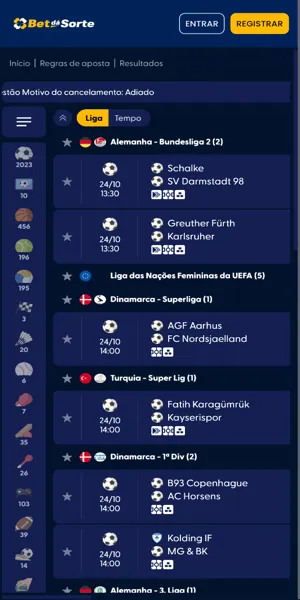 Imagem da p&aacute;gina da casa de apostas nova Bet D&aacute; Sorte