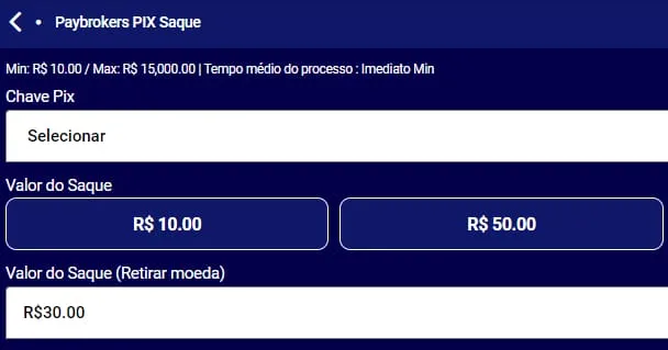 Saque via Pix no Esportes da Sorte