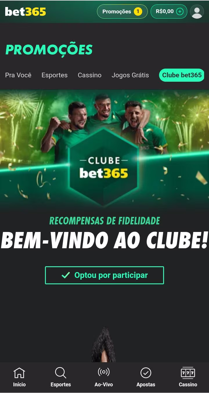 Clube de Fidelidade da Bet365