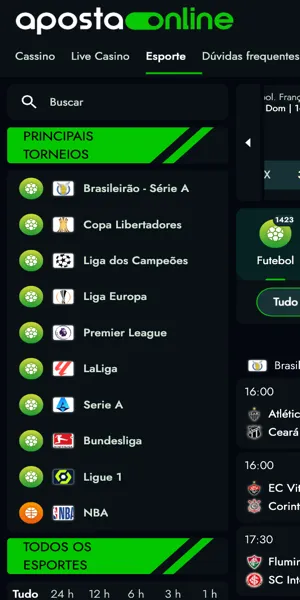 Imagem da p&aacute;gina da Aposta Online