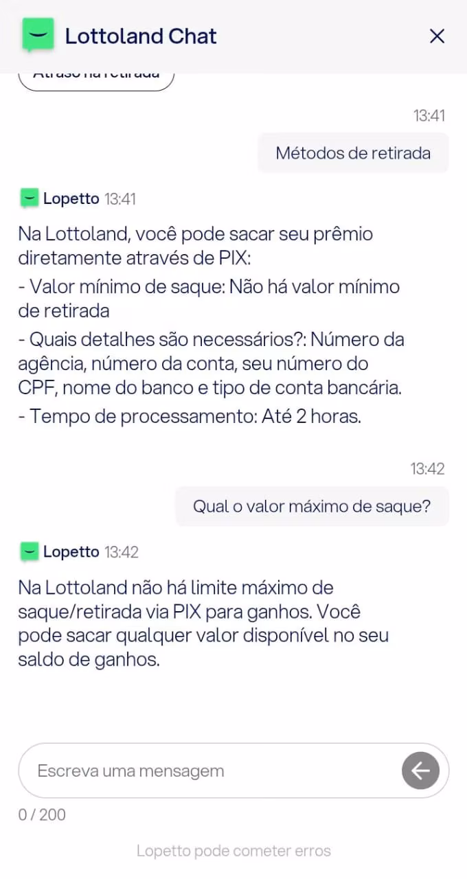 lottoland-suporte