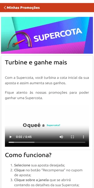 Imagem da p&aacute;gina da promo&ccedil;&atilde;o Supercota na Betboo
