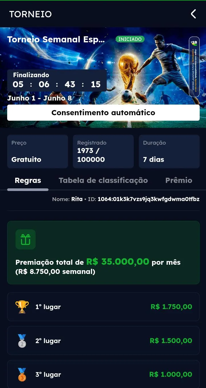 Torneio de esportes da Br4Bet
