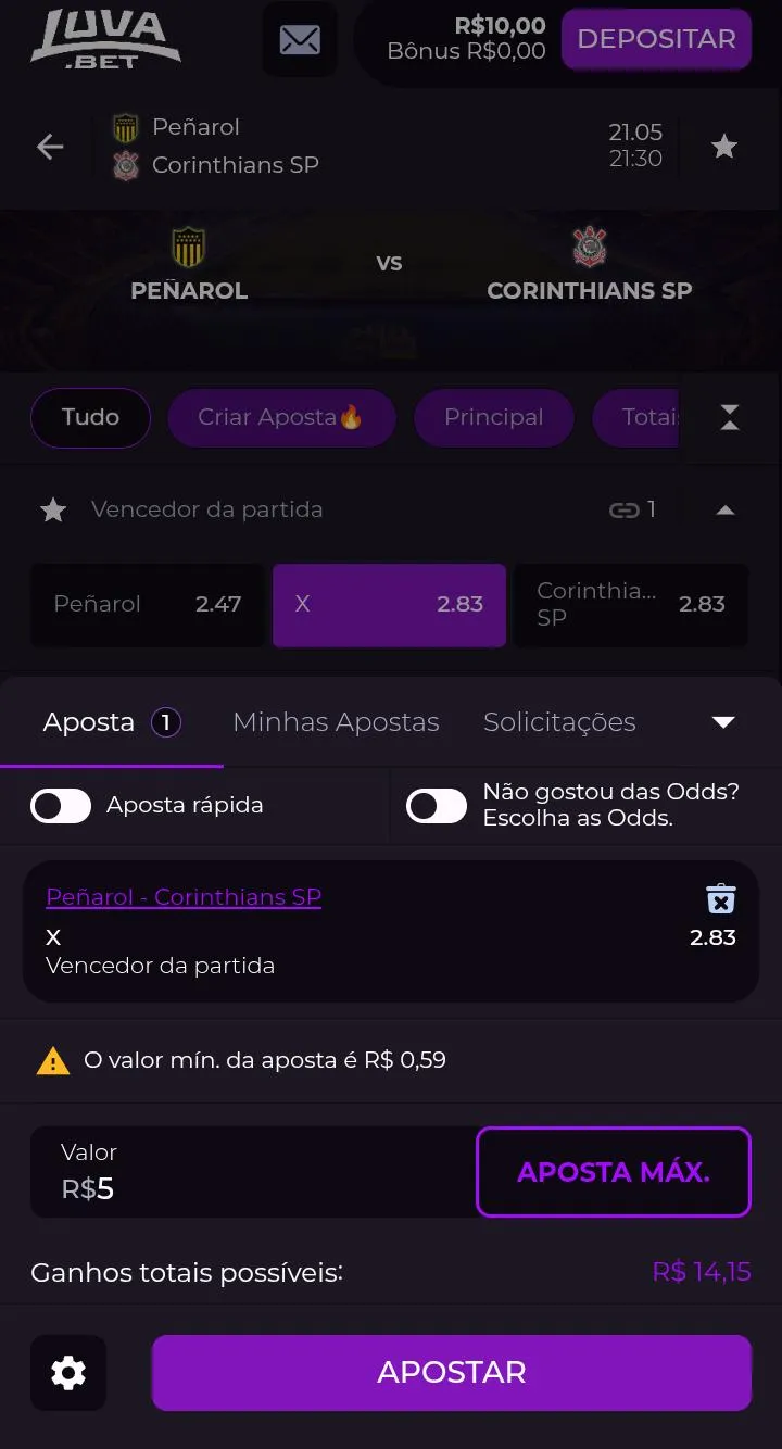 Cupom de apostas da Luva Bet