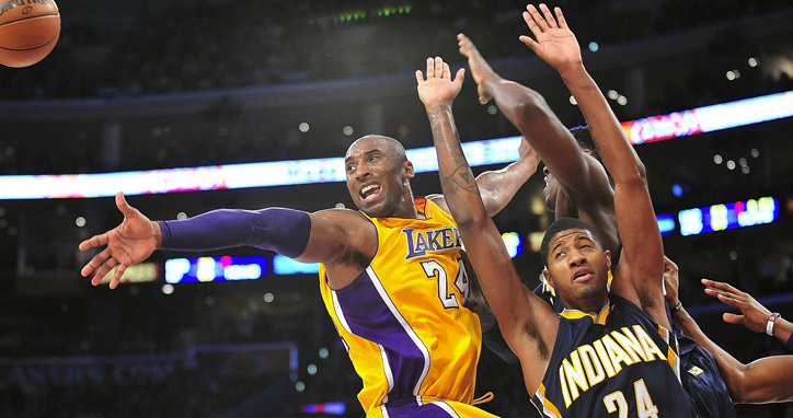 George desmente que não quis jogar com Kobe