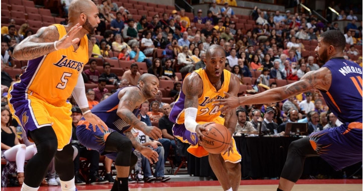 Lakers não segura o Suns na prorrogação