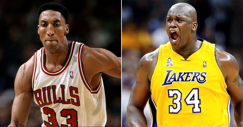 Pippen e Shaq travam batalha na rede