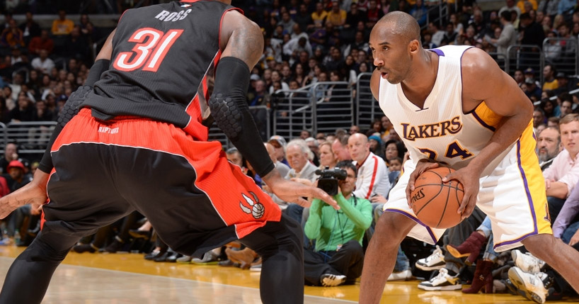 Lakers recebe Raptors hoje com Kobe de volta