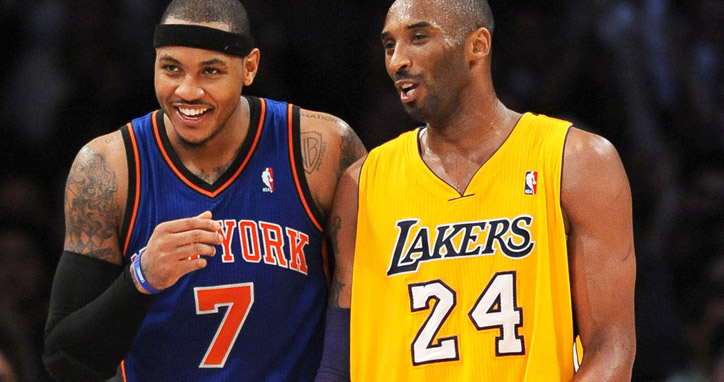 Carmelo considerou jogar ao lado de Kobe