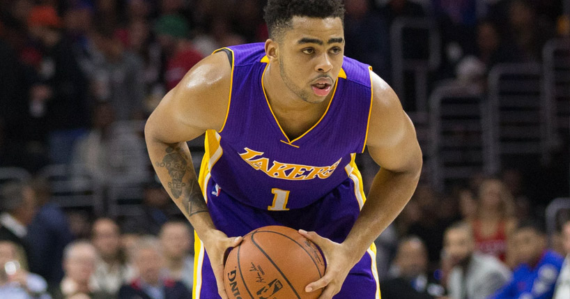 Confira os lances de Russell contra o Spurs