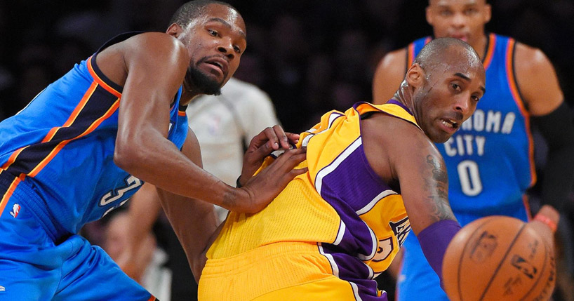 Kobe x Durant: cenas do penúltimo capítulo