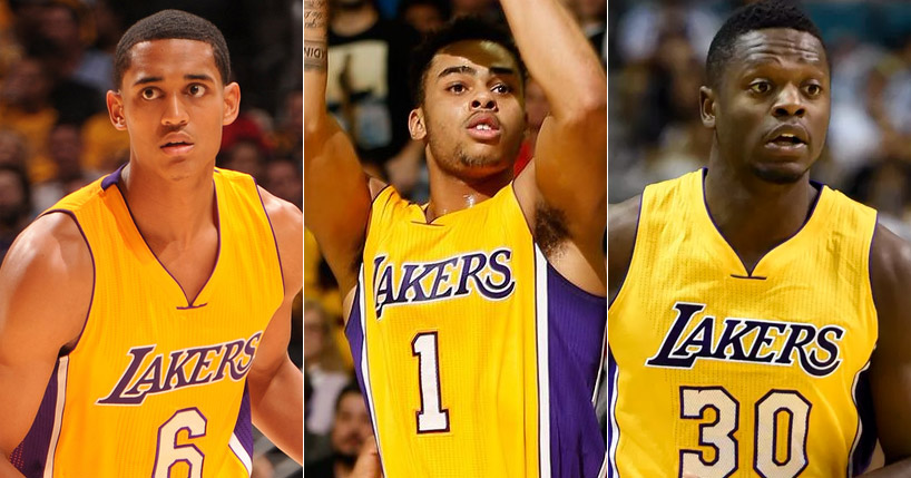 Clarkson, Russell e Randle: melhores lances contra o Warriors
