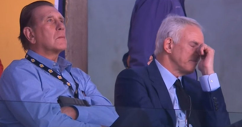 Reação de Mitch Kupchak vale mais que mil palavras