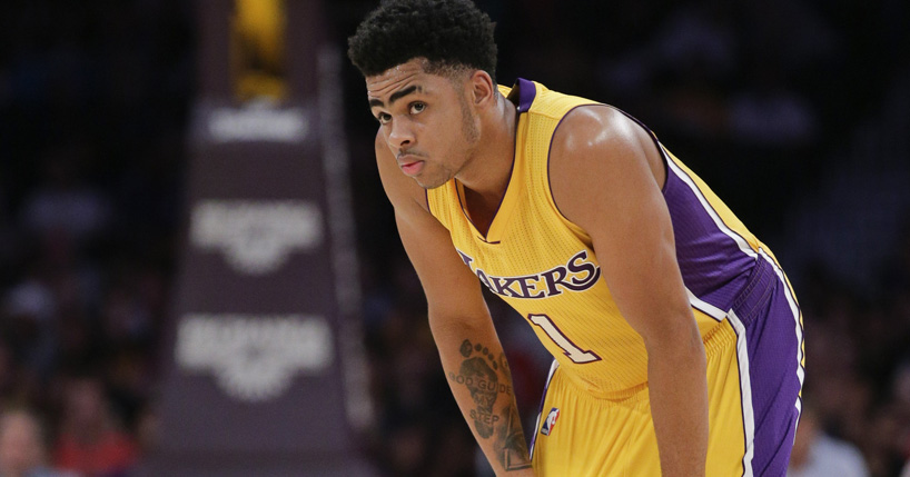 Lakers: Russell se junta a grupo de elite com seus 39 pontos