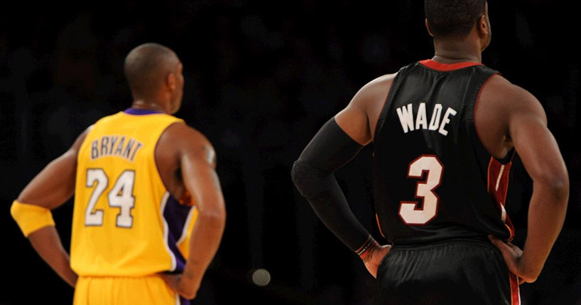 Lakers x Heat: Kobe e Wade pela última vez