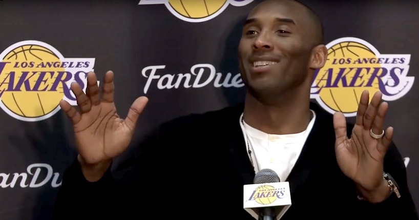 Dwayne Wade invade entrevista coletiva de Kobe Bryant