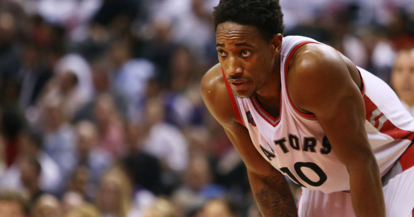 DeRozan diz que pensa em continuar no Raptors