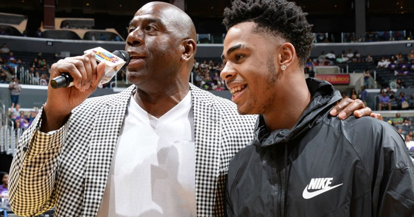 Magic Johnson irá treinar D’Angelo Russell nesta off-season