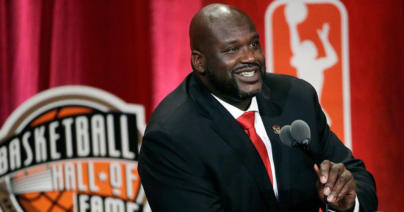 Shaq entra pro Hall da Fama e faz piada sobre Kobe