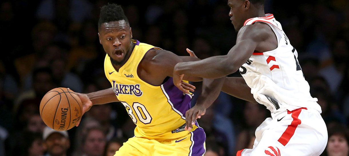 Lakers vacila no segundo tempo e é derrotado pelo Raptors em Los Angeles