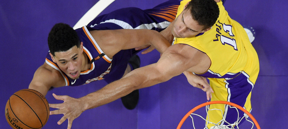 Lakers defende mal e perde para o Suns em Los Angeles