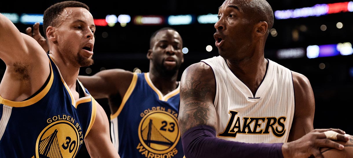 Em noite histórica para Kobe Bryant, Lakers encara Warriors