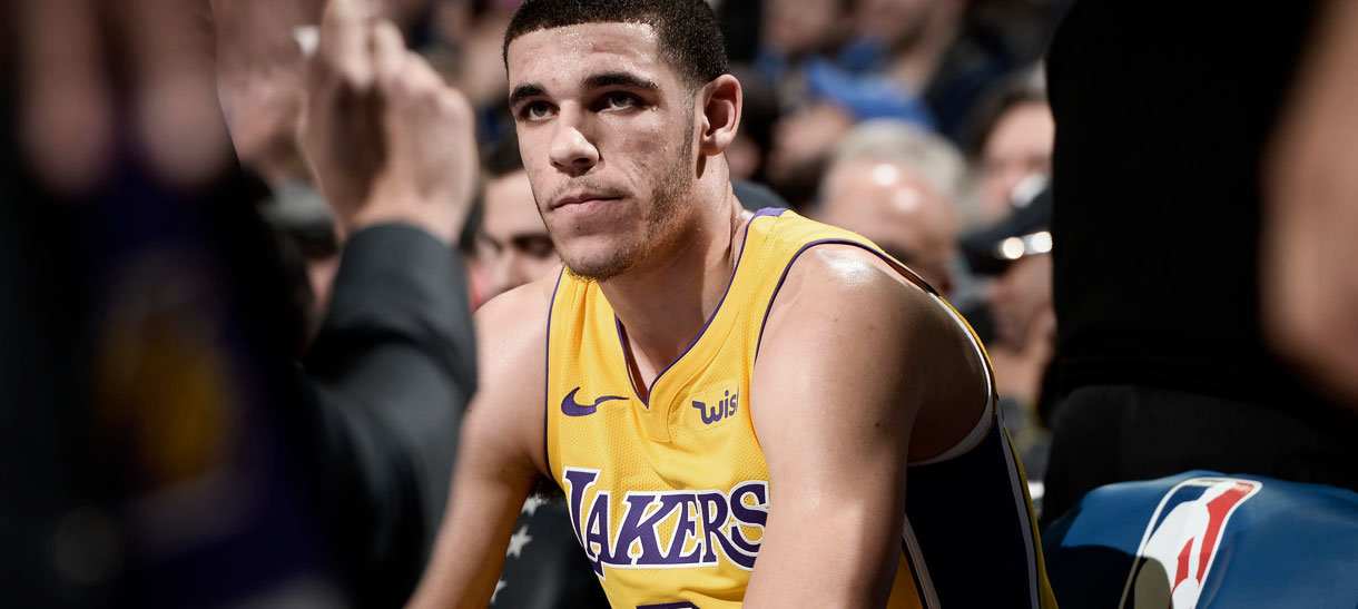 Lesão vai deixar Lonzo Ball fora da rodada de Natal
