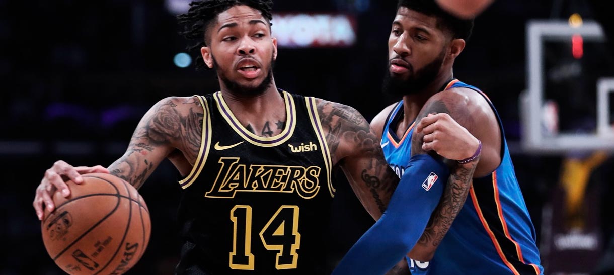 Lakers atropela Thunder em Los Angeles e garante quarta vitória seguida