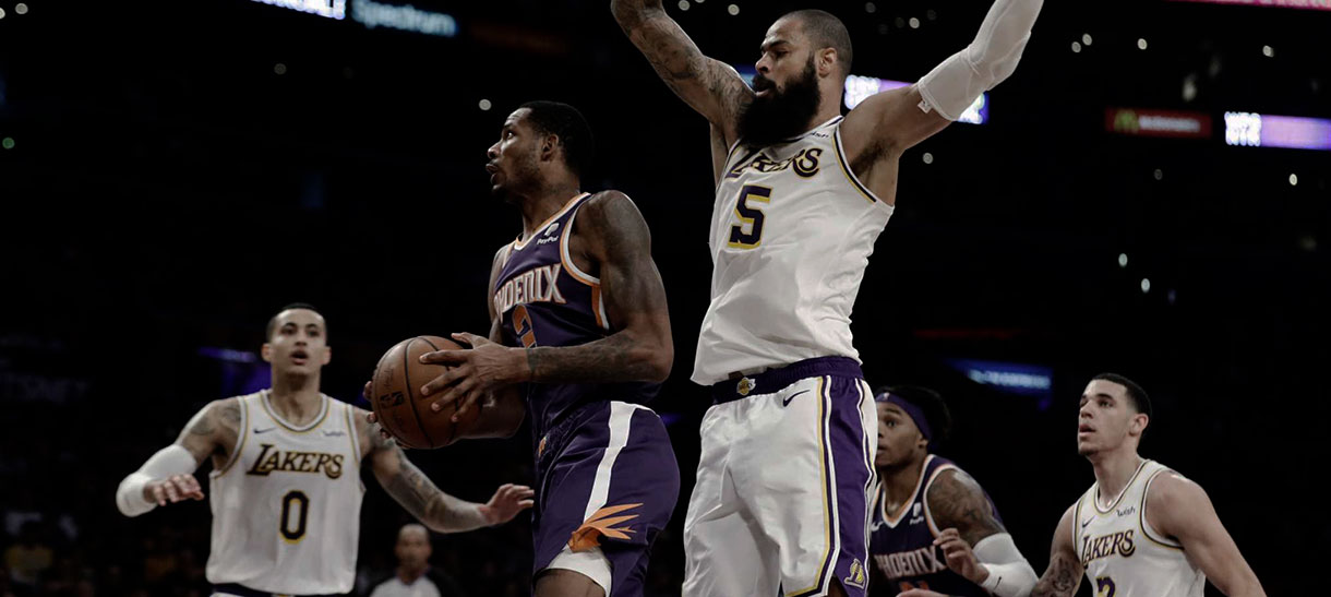 Lakers começa atrás, mas varre o Suns em Los Angeles