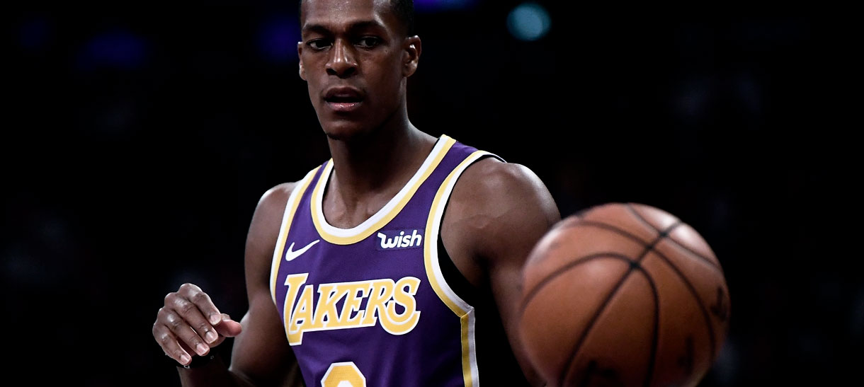 Além de LeBron, o Lakers fica sem Rajon Rondo por contusão