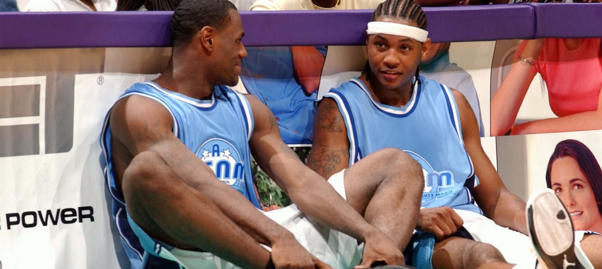 LeBron James quer Carmelo Anthony no Lakers