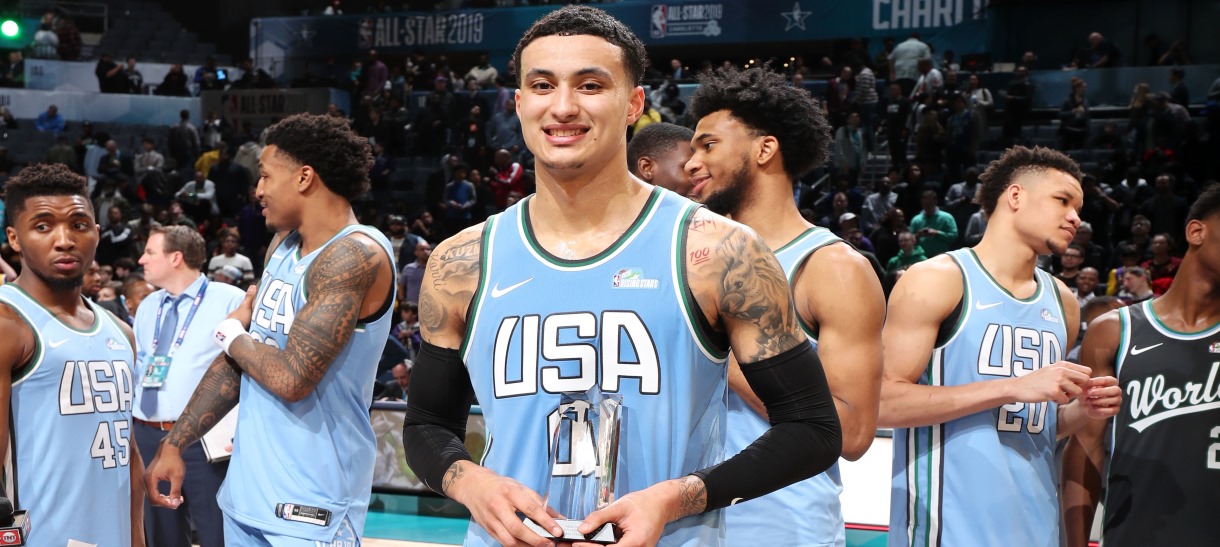 Kuzma é eleito melhor jogador da partida entre “Time Mundo” e “Time USA”