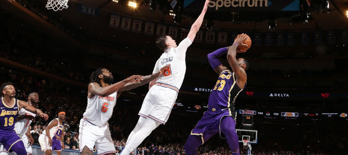 Cumprindo tabela, Lakers perde para o Knicks em Nova Iorque