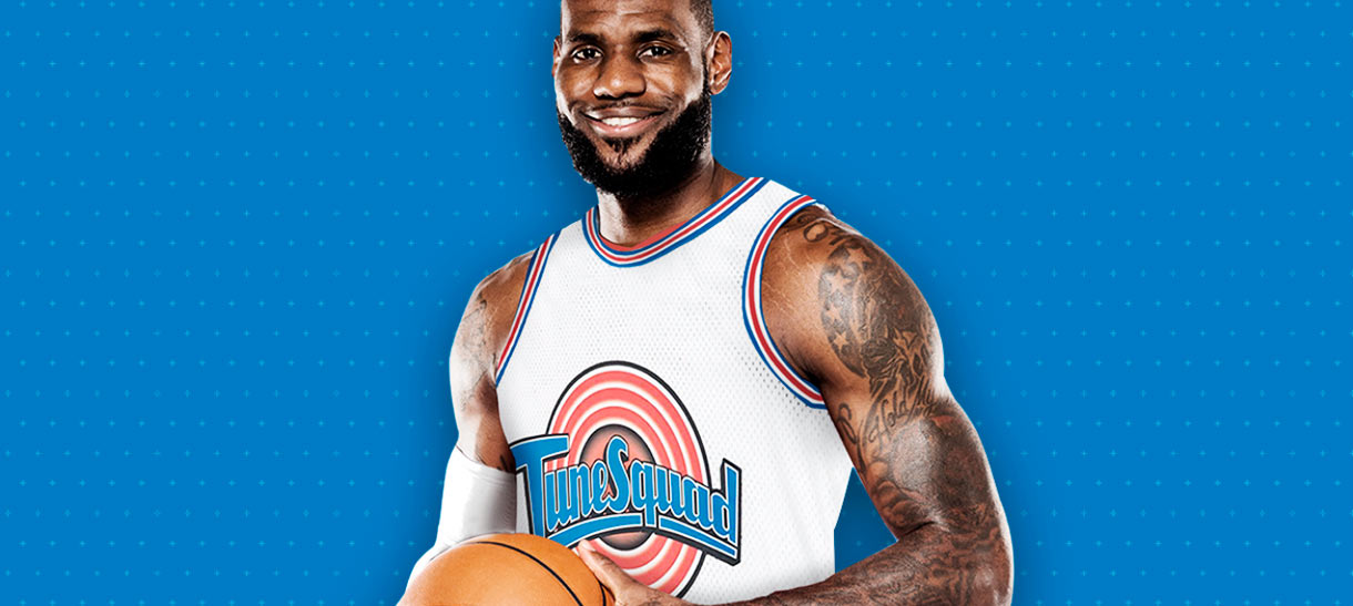 LeBron James constrói quadra no set de filmagem de Space Jam