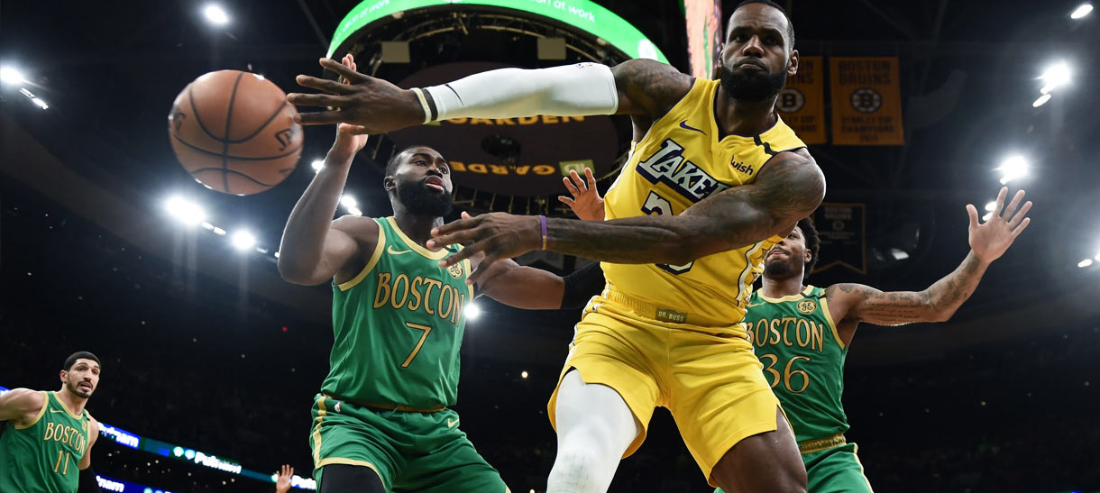 Para provar sua força, Lakers recebe o Celtics em Los Angeles