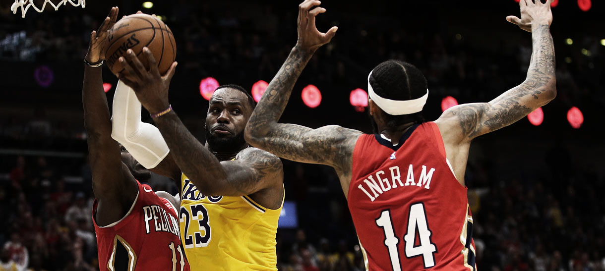 Pra manter a invencibilidade Lakers recebe o Pelicans