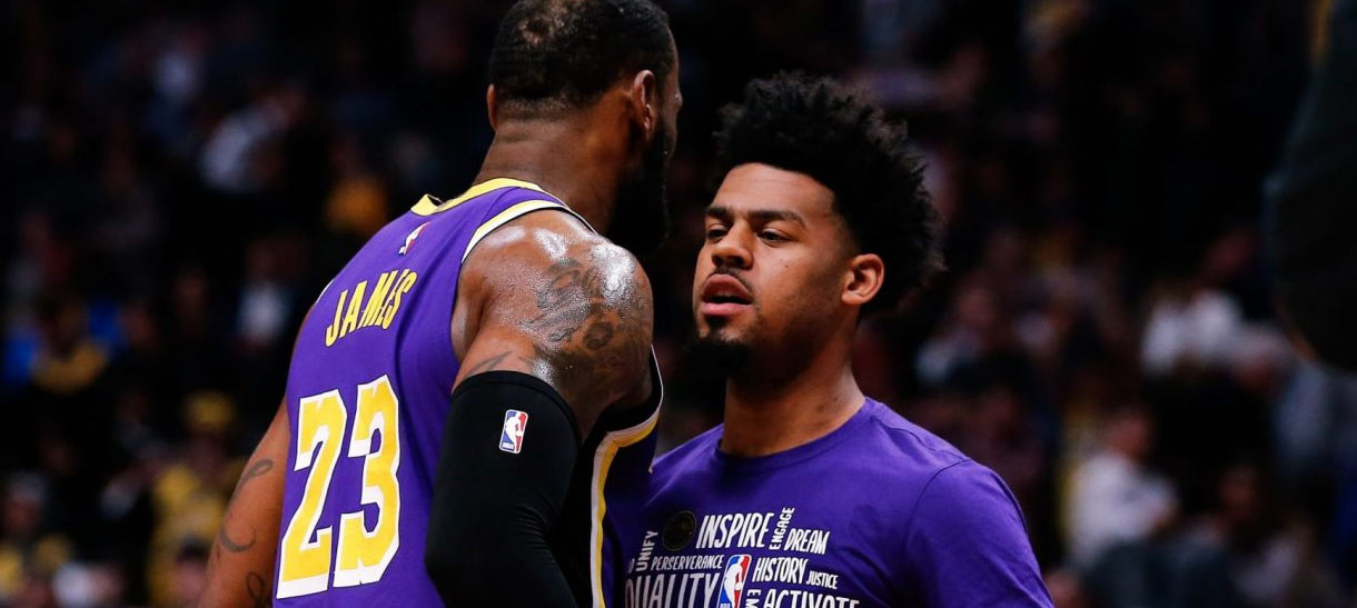 Lakers: LeBron James manda mensagem para Quinn Cook e Danny Green